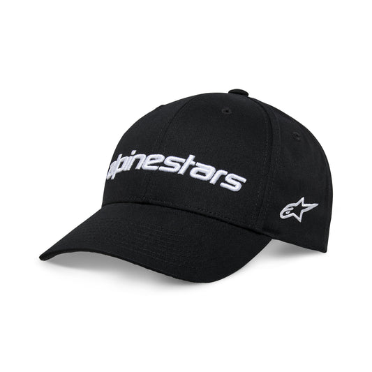 Gorra Linear Wordmark 2.0 Negro / Blanco