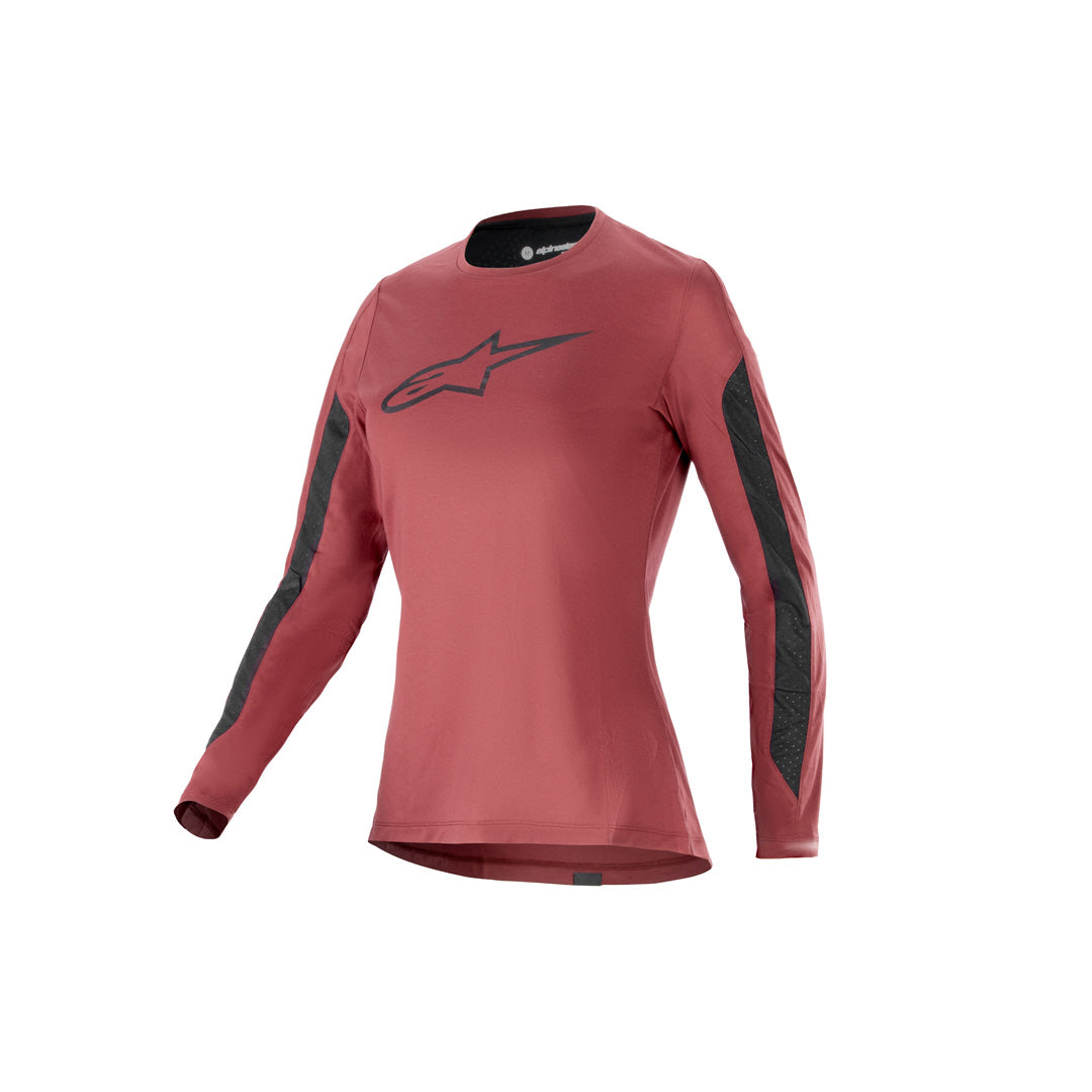 Jersey A-Dura Stella para Mujer Burgundy - Manga Larga